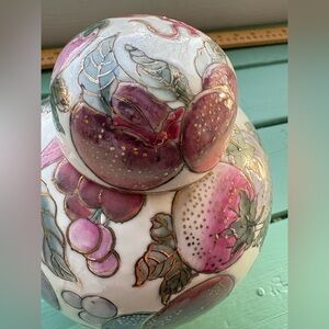 Oriental ginger jar with dragon